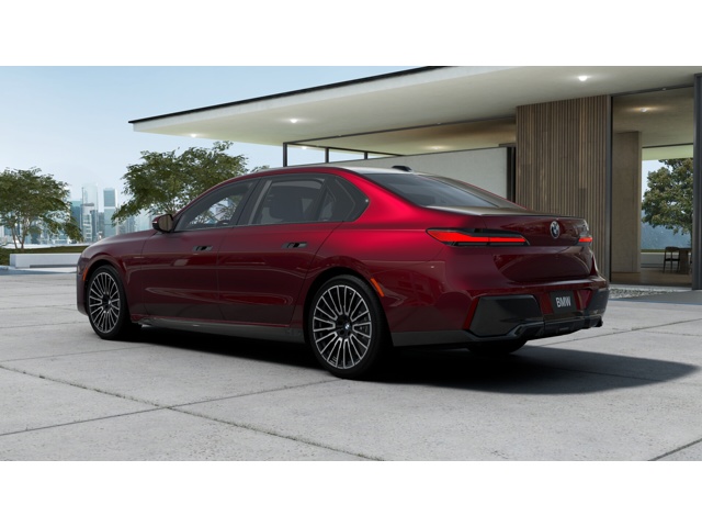 New 2026 Aventurin Red Metallic BMW 740i image 2